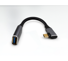 USB-A-to-Type-C Adapter (90°) 15cm