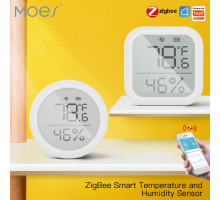 Zigbee розумний датчик температури та вологості Moes