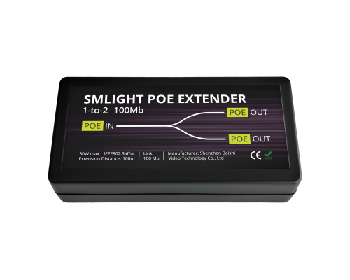 POE Extender 1-to-2 100Mb POE Extender 1-to-2 100Mb