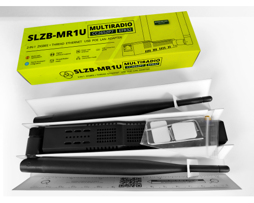 SLZB-MR1U Універсальний Zigbee+Thread + USB passthrough адаптер LAN PoE USB WiFI SLZB-MR1U Універсальний Zigbee+Thread + USB passthrough адаптер LAN PoE USB WiFI