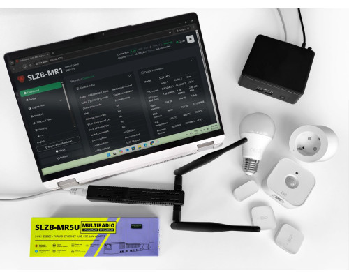 SLZB-MR5U Zigbee+Thread Ethernet PoE USB LAN WIFI Adapter