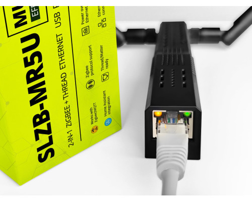 SLZB-MR5U Zigbee+Thread Ethernet PoE USB LAN WIFI Adapter