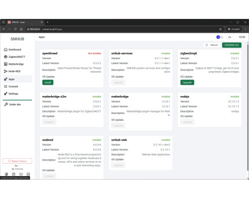 SMHUB Nano Mg24 – Linux-Based Smart Hub with Built-In Zigbee2MQTT, Node-RED & Matterbridge