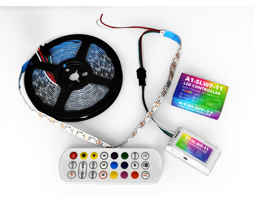 SLWF-11 - Compact Wi-Fi WLED Controller for Addressable LED Strips