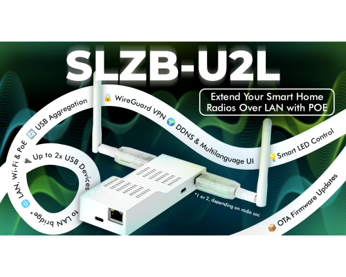 SLZB-U2L - USB to LAN Adapter