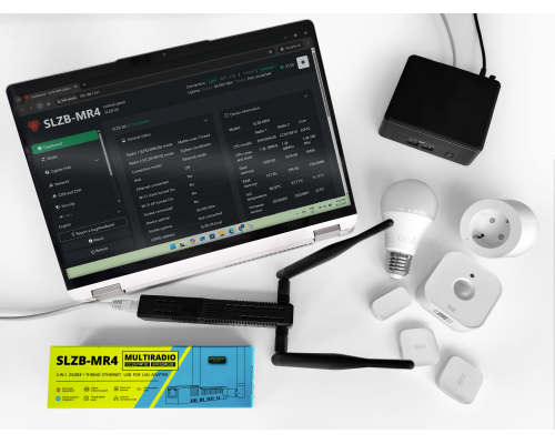SLZB-MR4 Універсальний Zigbee+Thread адаптер LAN PoE USB WiFI SLZB-MR4 Універсальний Zigbee+Thread адаптер LAN PoE USB WiFI