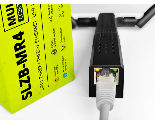 SLZB-MR4 Універсальний Zigbee+Thread адаптер LAN PoE USB WiFI SLZB-MR4 Універсальний Zigbee+Thread адаптер LAN PoE USB WiFI