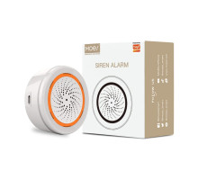 Smart ZigBee siren MOES (ZSS-LO-SLA-U) with light indicator