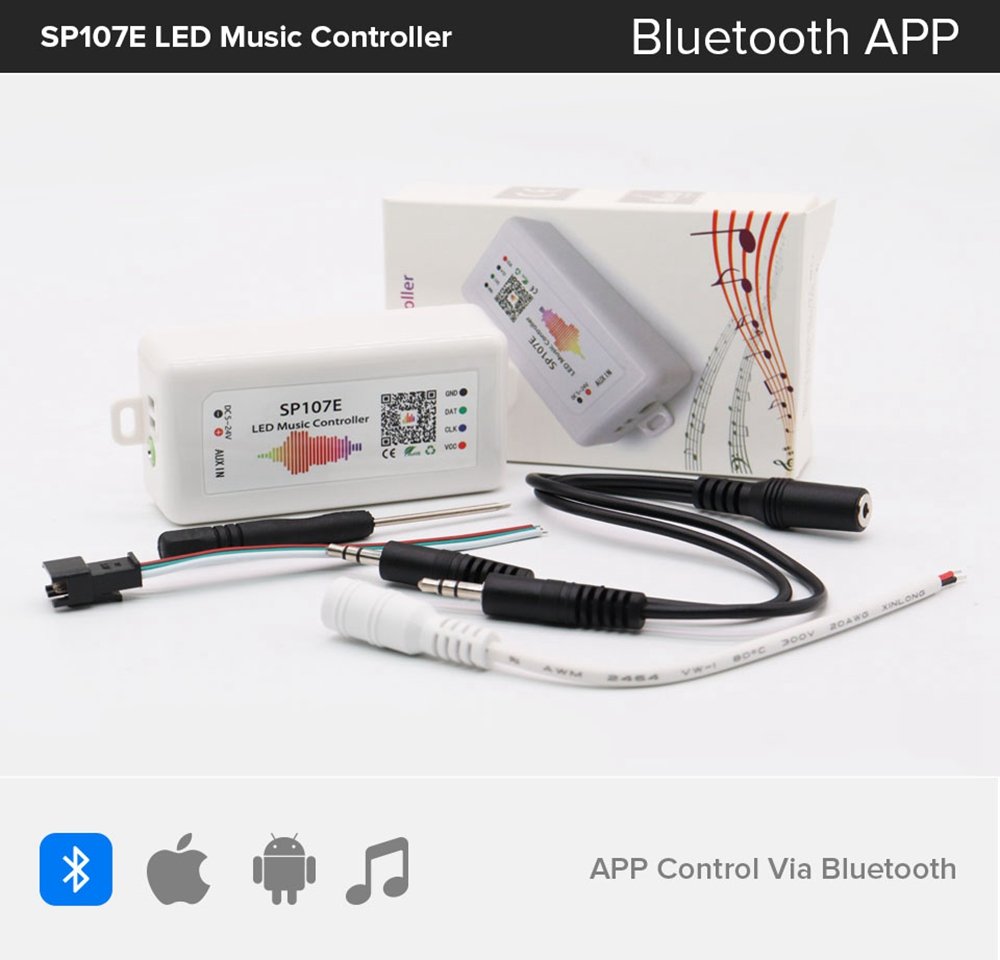 LED strip controllers Bluetooth SP105E SP110E WIFI SP108E SP501E
